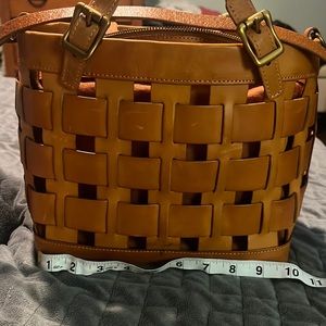 Leather Basket Purse